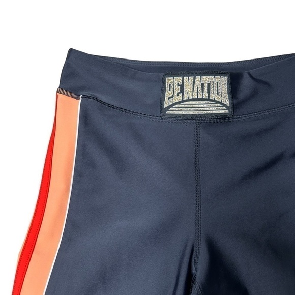 P.E Nation Orange Varsity Racing Stripe Athletic Active Workout Legging XS - Picture 6 of 16